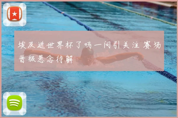 埃及进世界杯了吗一问引关注 赛场晋级悬念待解