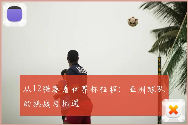 从12强赛看世界杯征程：亚洲球队的挑战与机遇